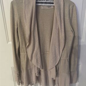 Lanterns and Lawn Women's Beige Cardigan